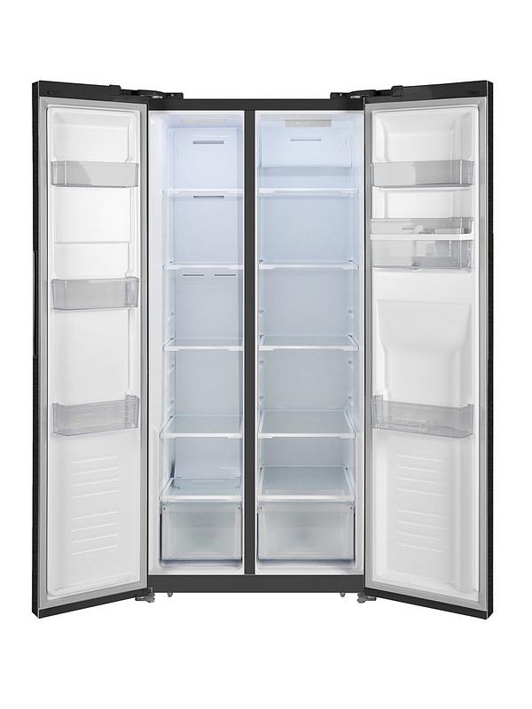Fridgemaster MS83430DEB American Fridge Freezer - Black - Image 2